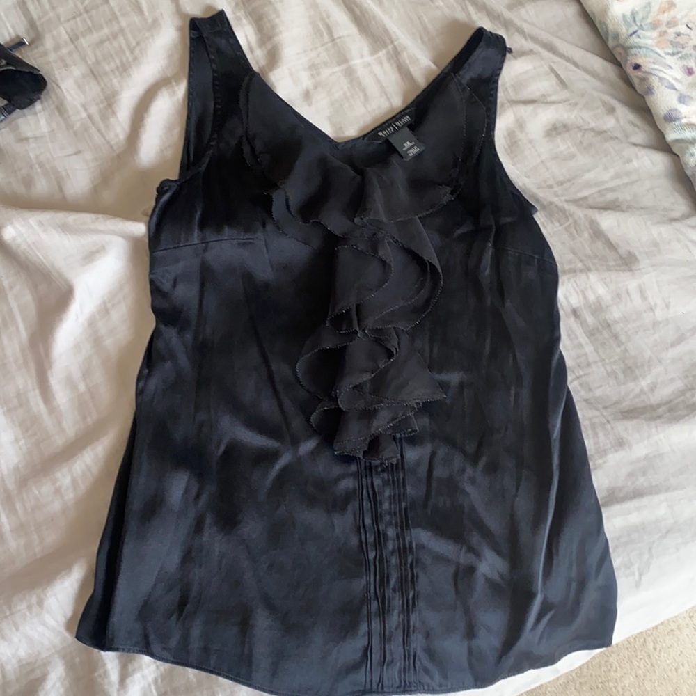 Black tank blouse